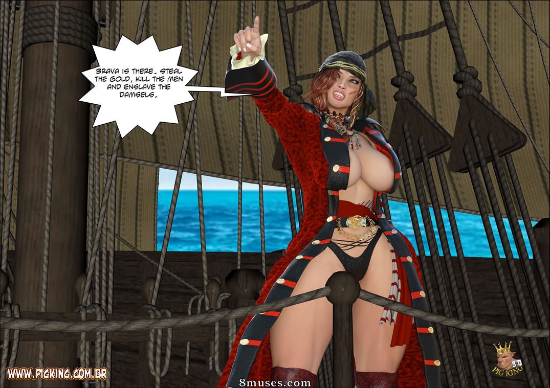 PigKing - CrazyDad Comics - Avaron - The Sanguinary Pirate - Page 7