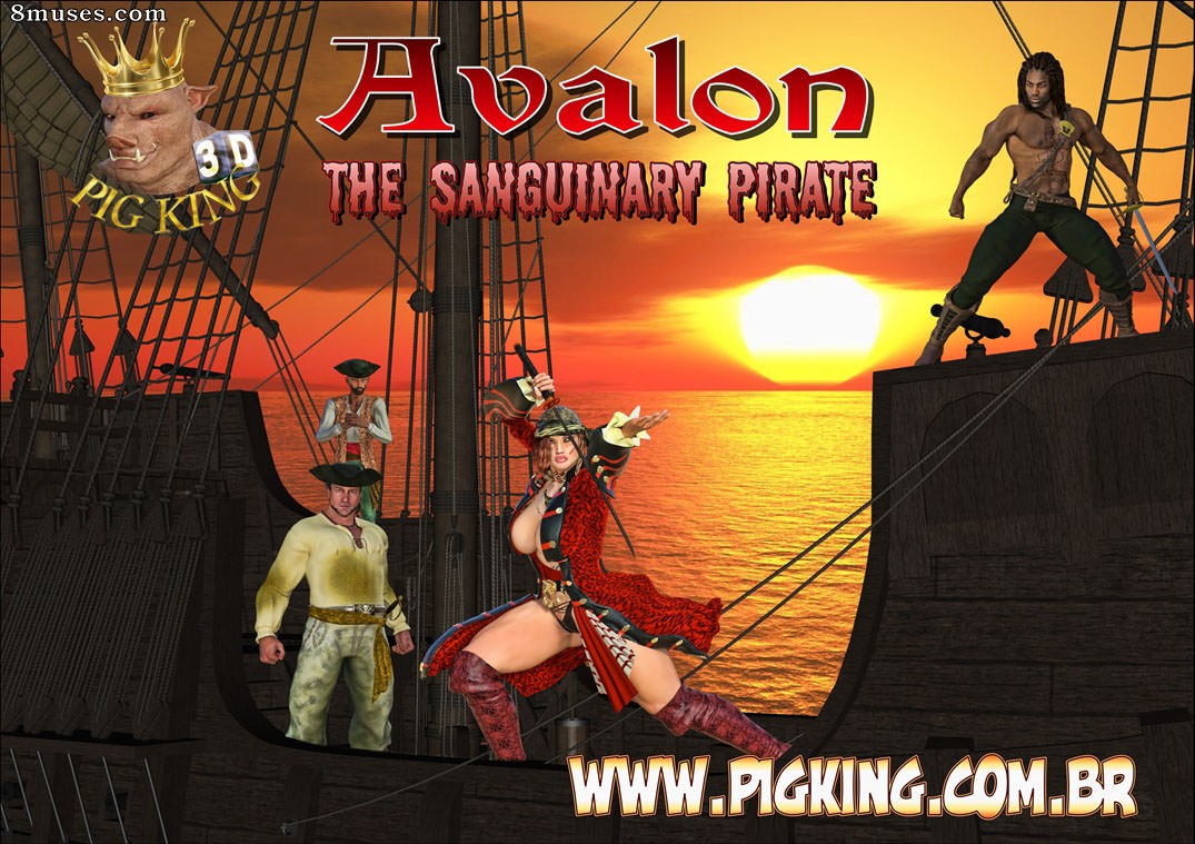 PigKing - CrazyDad Comics - Avaron - El pirata sanguinario - Página 1