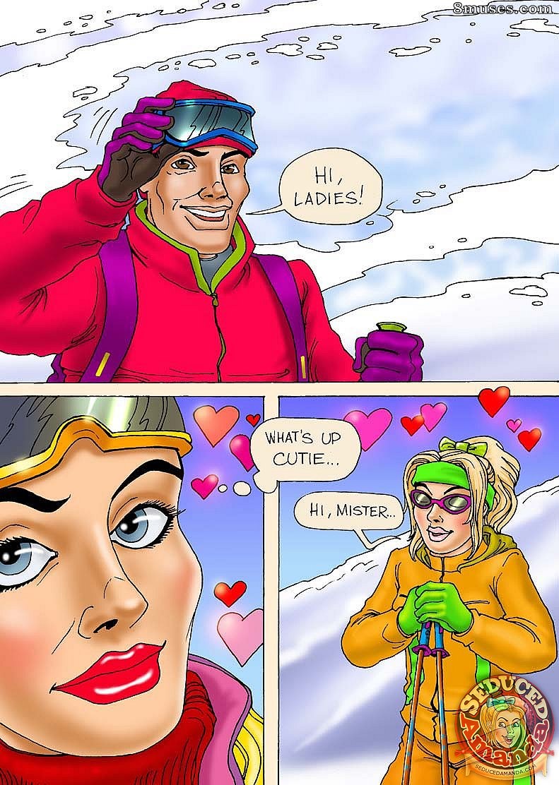 Seduced Amanda Comics - Sexy Skiing - Page 4
