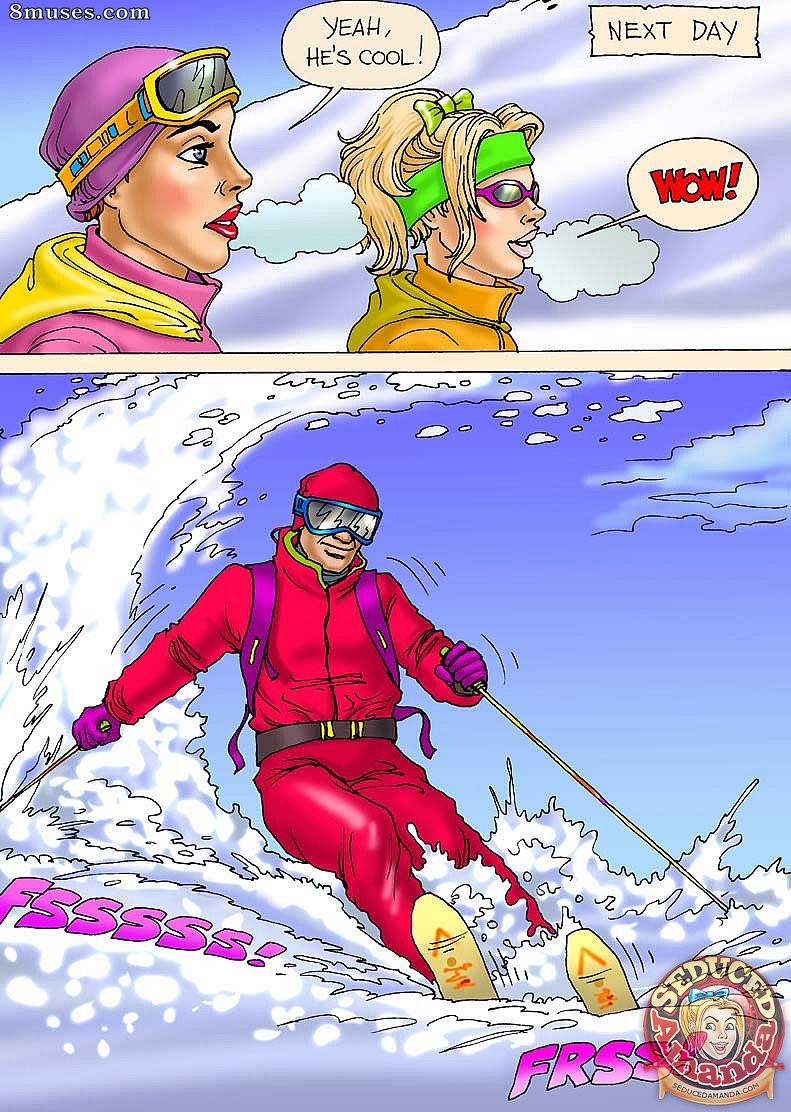 Seduced Amanda Comics - Sexy Skiing - Page 3