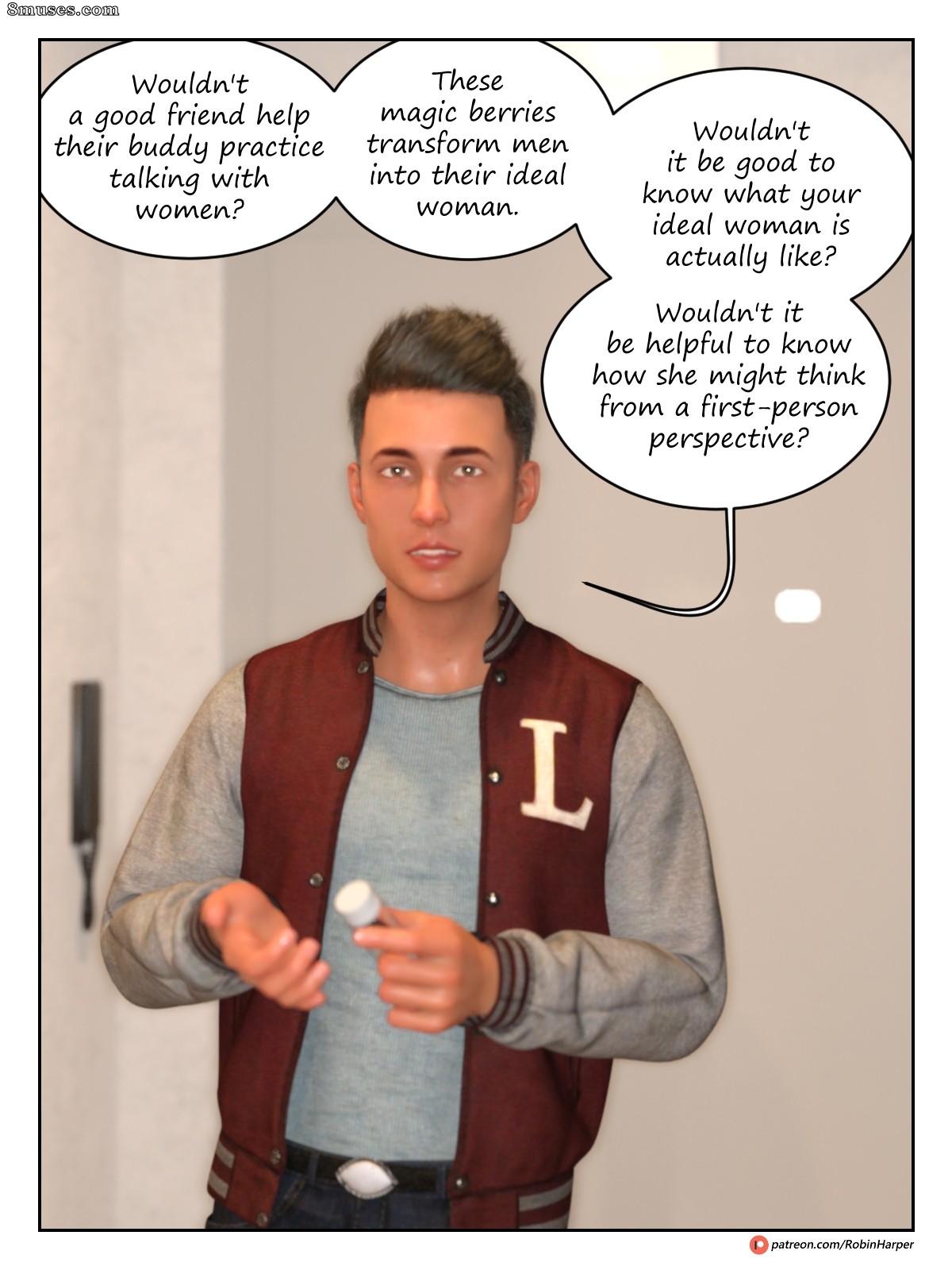 Episode 1 - Idealized - Part 2 - Of Comic Proportions - Page 8