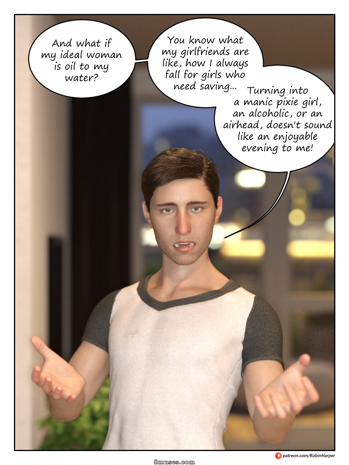 Episode 1 - Idealized - Part 2 - Of Comic Proportions - Page 9