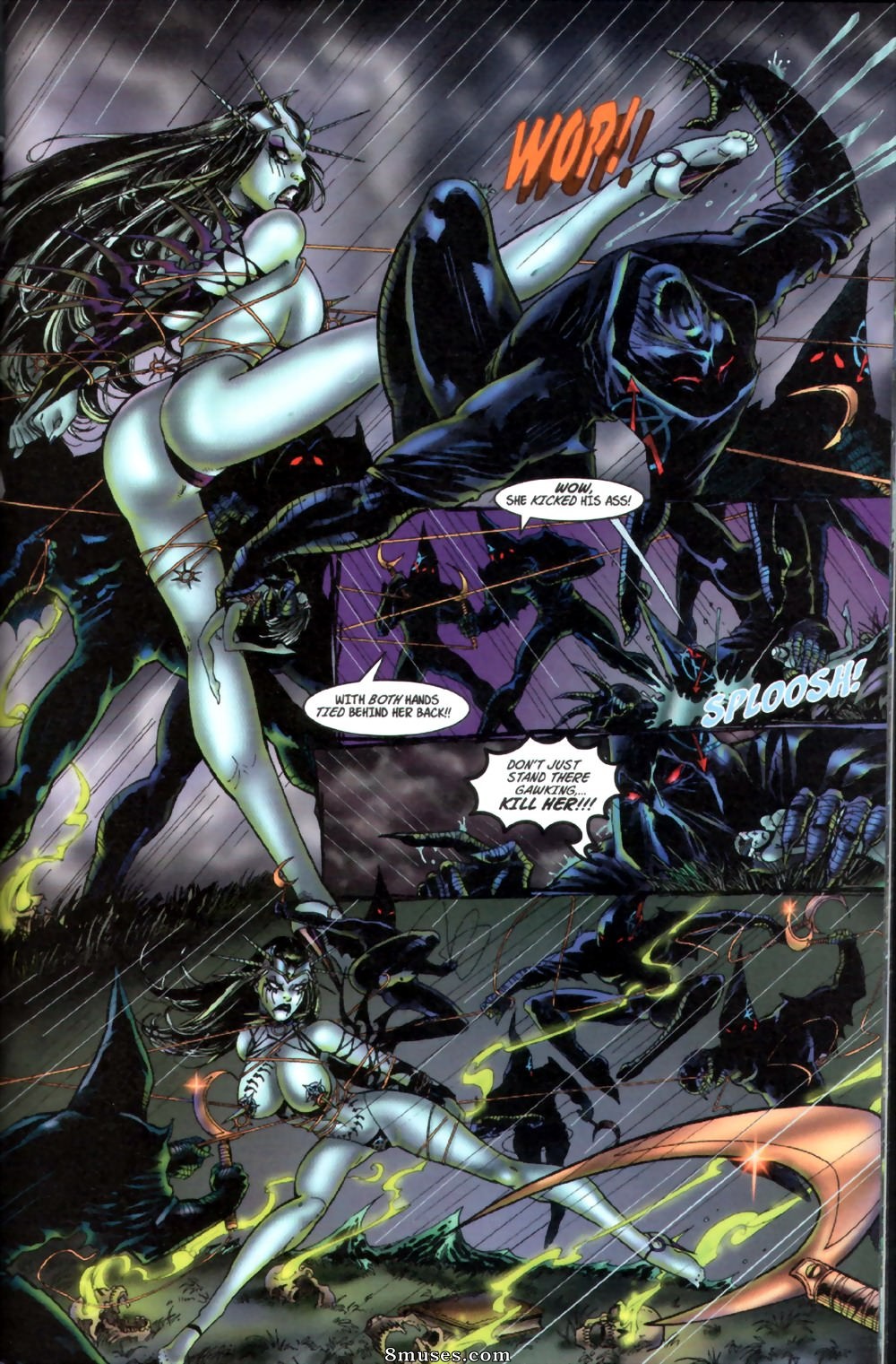 BroadSword Comics - Tarot - Witch of the Black Rose 008 - Page 15