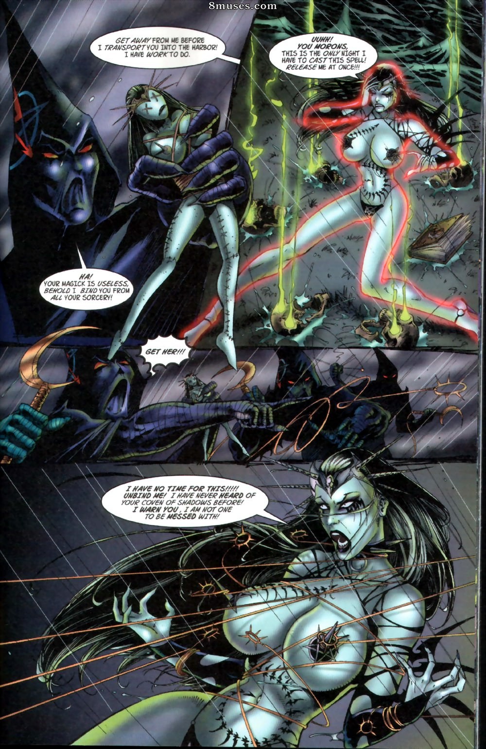 BroadSword Comics - Tarot - Witch of the Black Rose 008 - Page 13