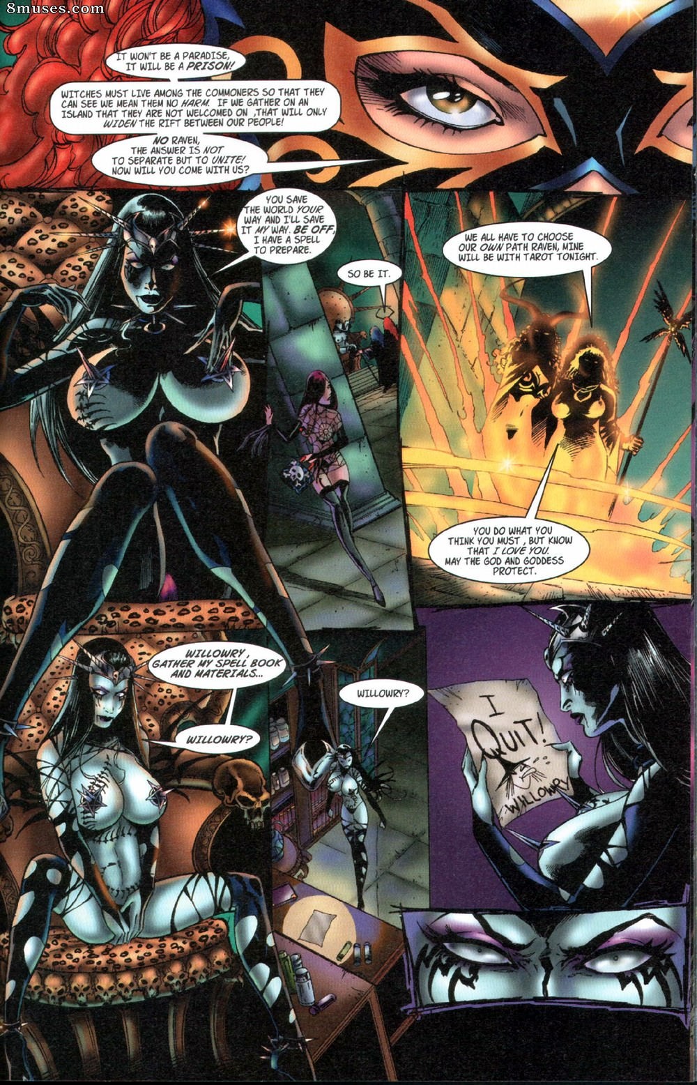 BroadSword Comics - Tarot - La sorcière de la rose noire 008 - Page 5