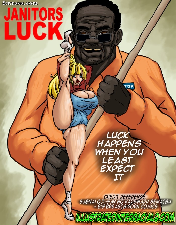 IllustratedInterracial.com Comics - Sorte do faxineiro - Página 1