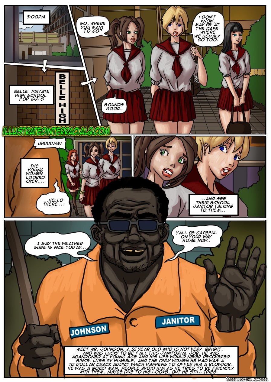 IllustratedInterracial.com Comics - Sorte do faxineiro - Página 2