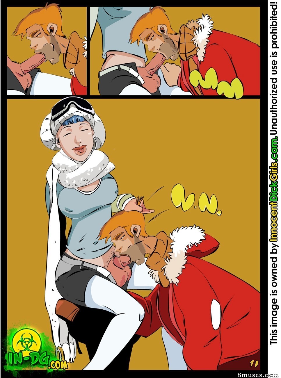 Innocent Dickgirls Comics - The Free Ski Pass - Page 11