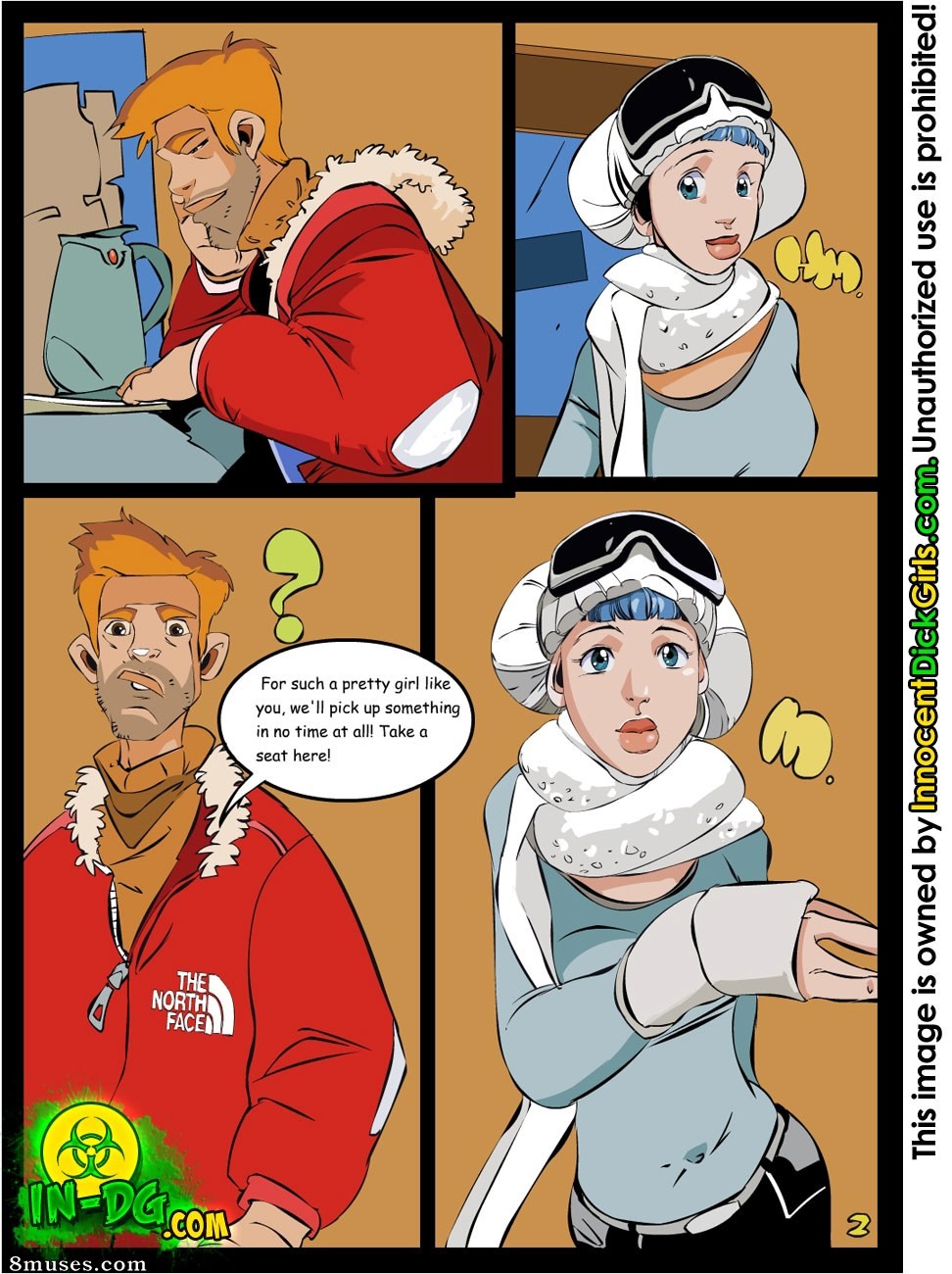 Innocent Dickgirls Comics - The Free Ski Pass - Page 2