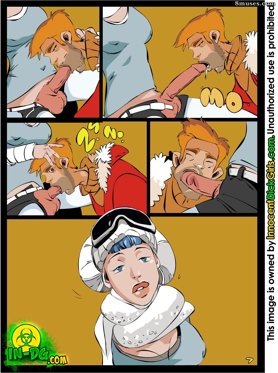Innocent Dickgirls Comics - The Free Ski Pass - Page 7