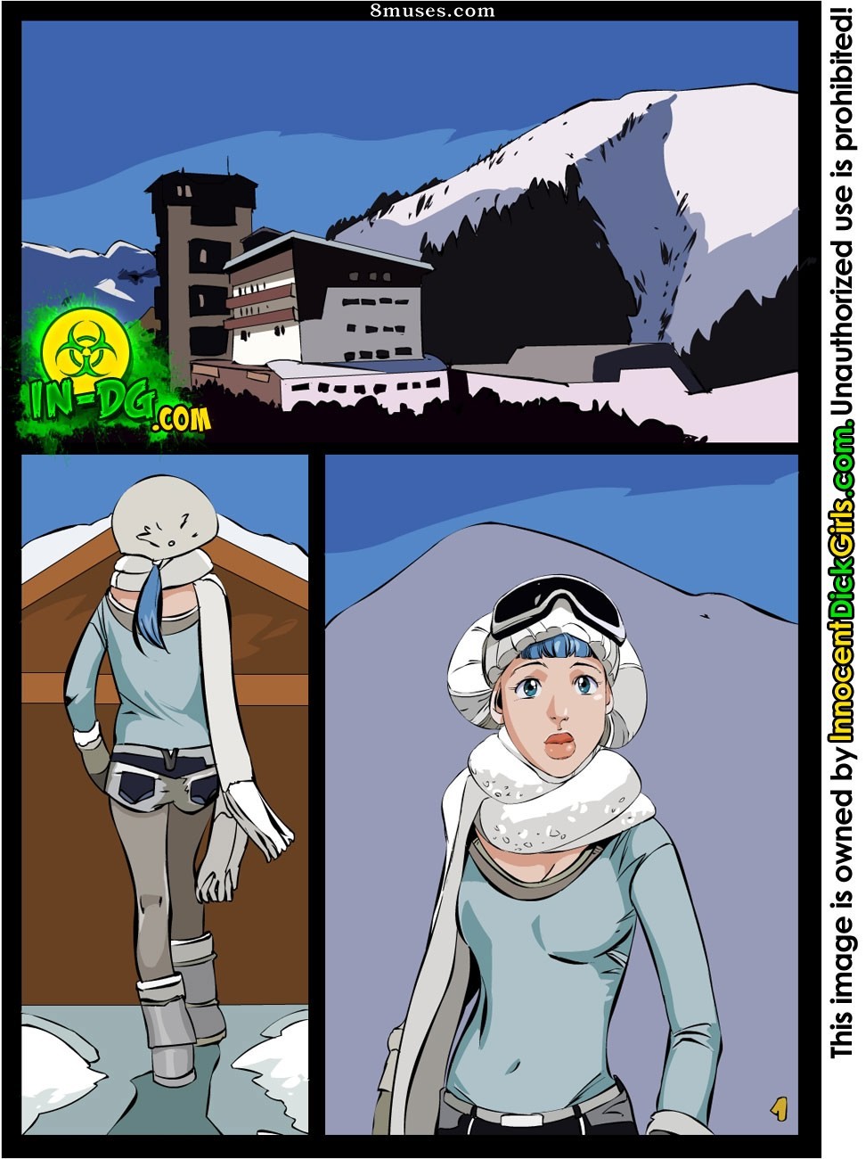 Innocent Dickgirls Comics - The Free Ski Pass - Page 1