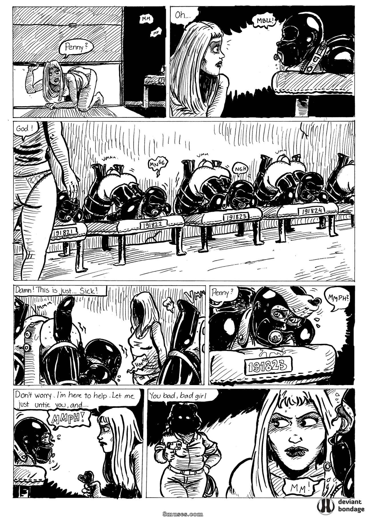 DBComix - Deviant Bondage Comics - O agente secreto da academia em bondage - Página 8