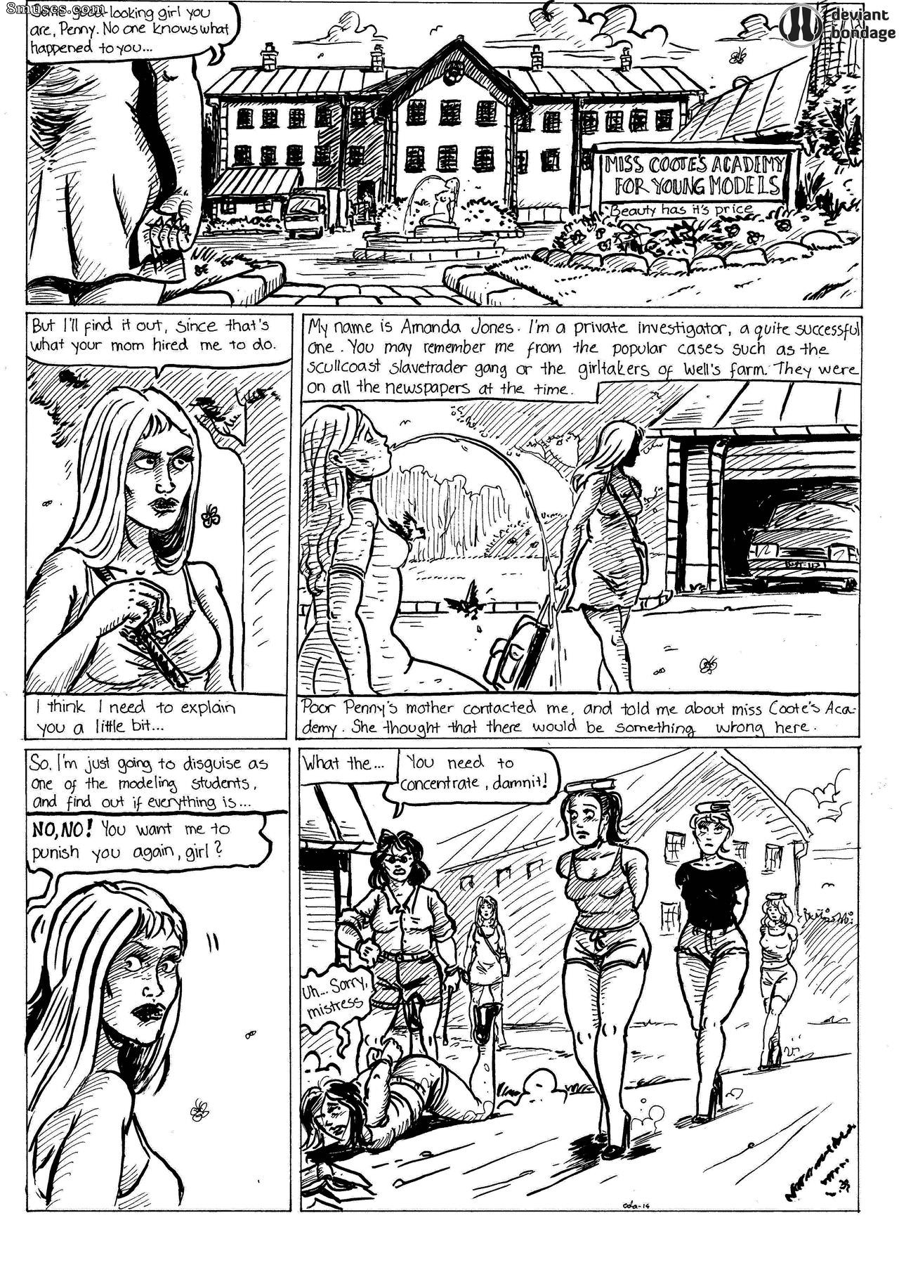 DBComix - Deviant Bondage Comics - The Academy Secret Agent in Bondage - Page 3