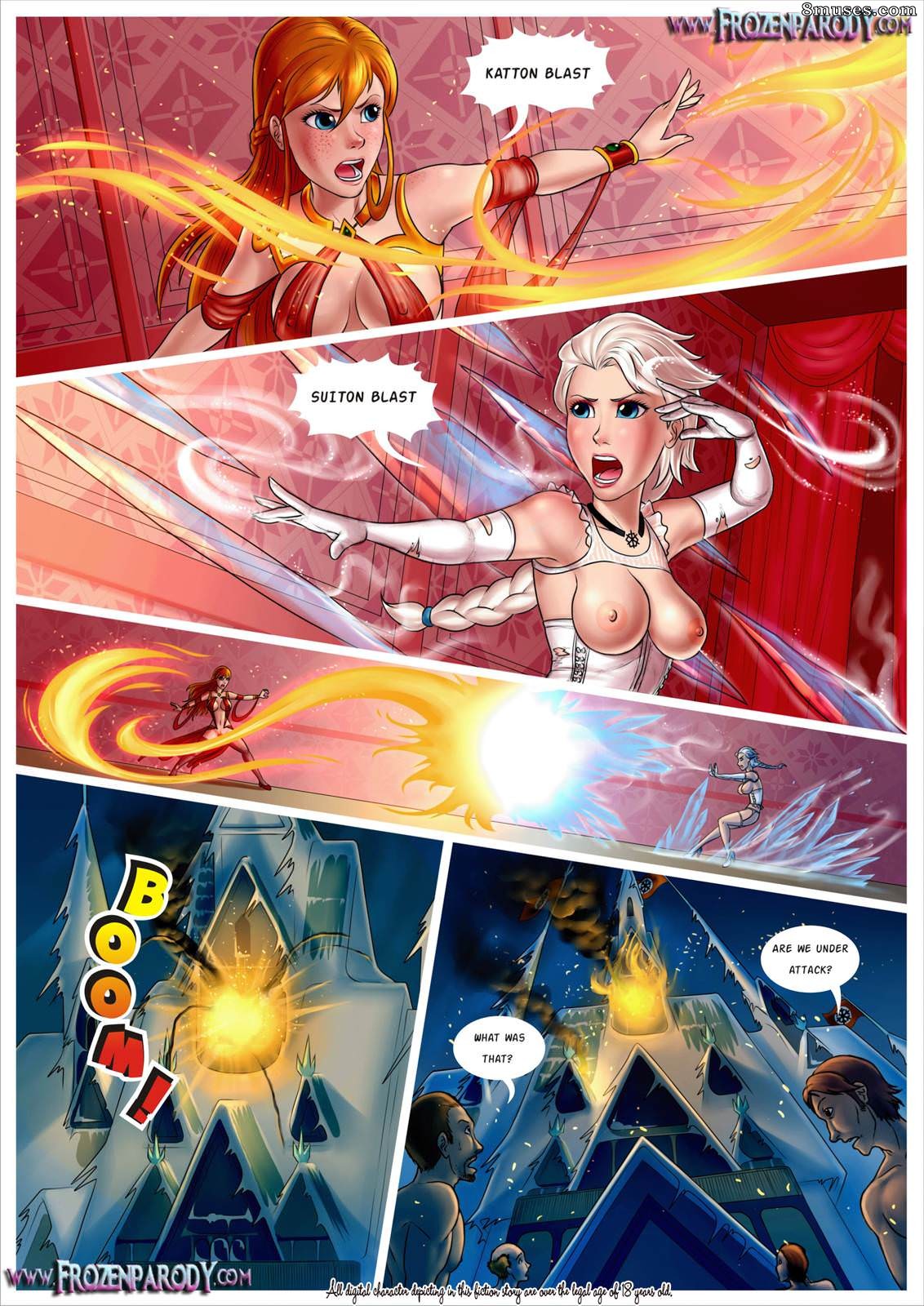 Frozen Parody Comics - Paródia Frozen 8 - Sexo a Três - Página 5