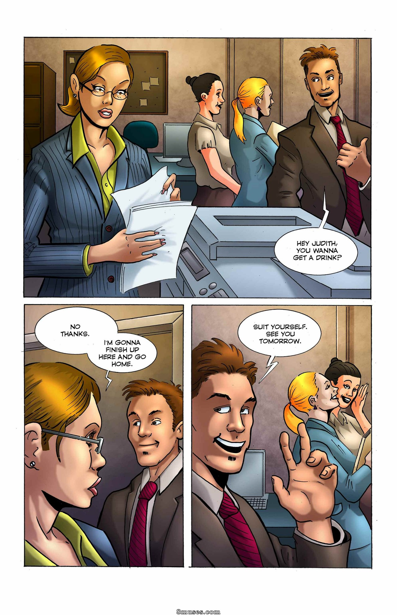 Giantess Club Comics - Growth Studies - Judith Moss - Page 3