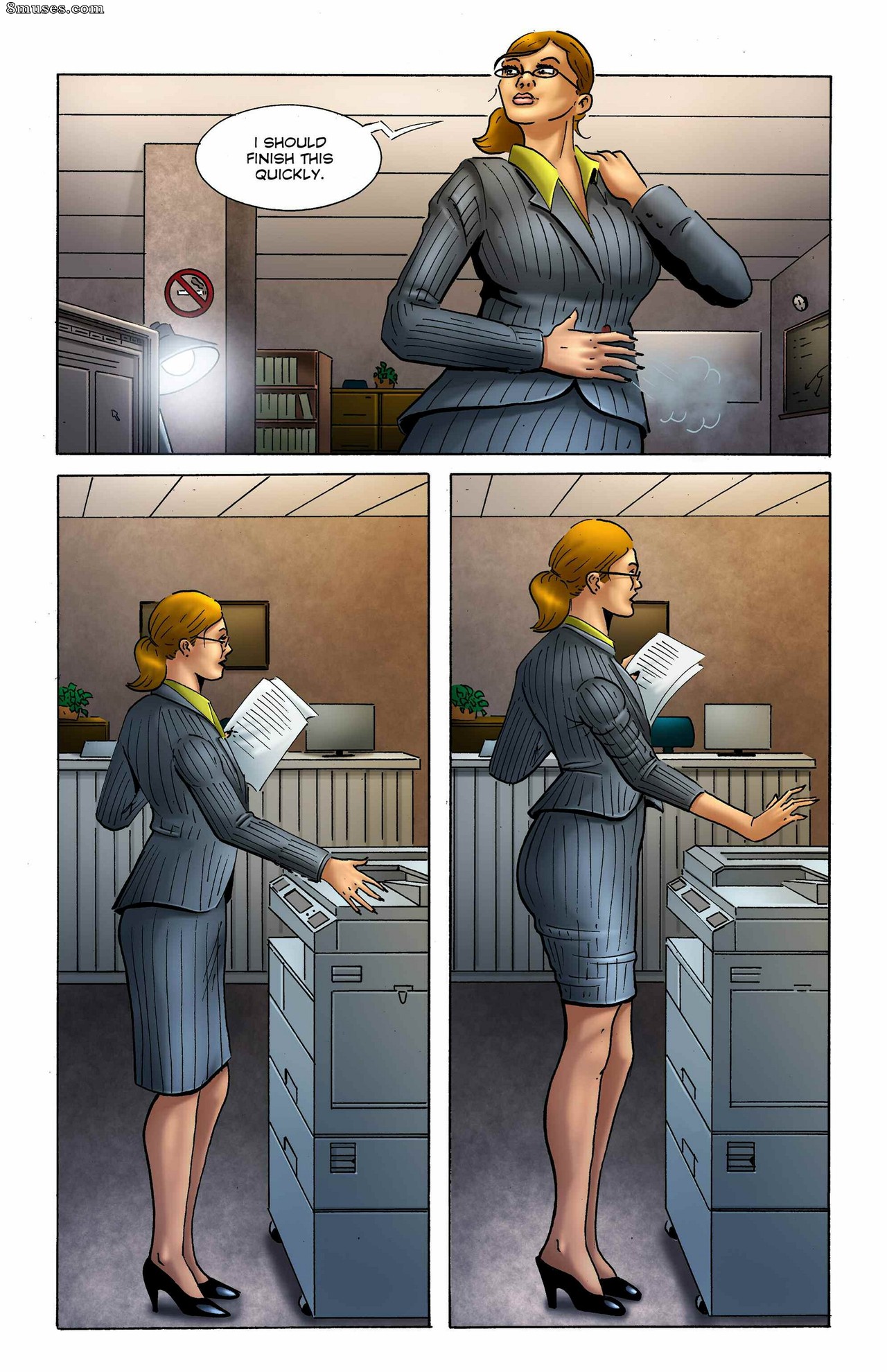 Giantess Club Comics - Growth Studies - Judith Moss - Page 6