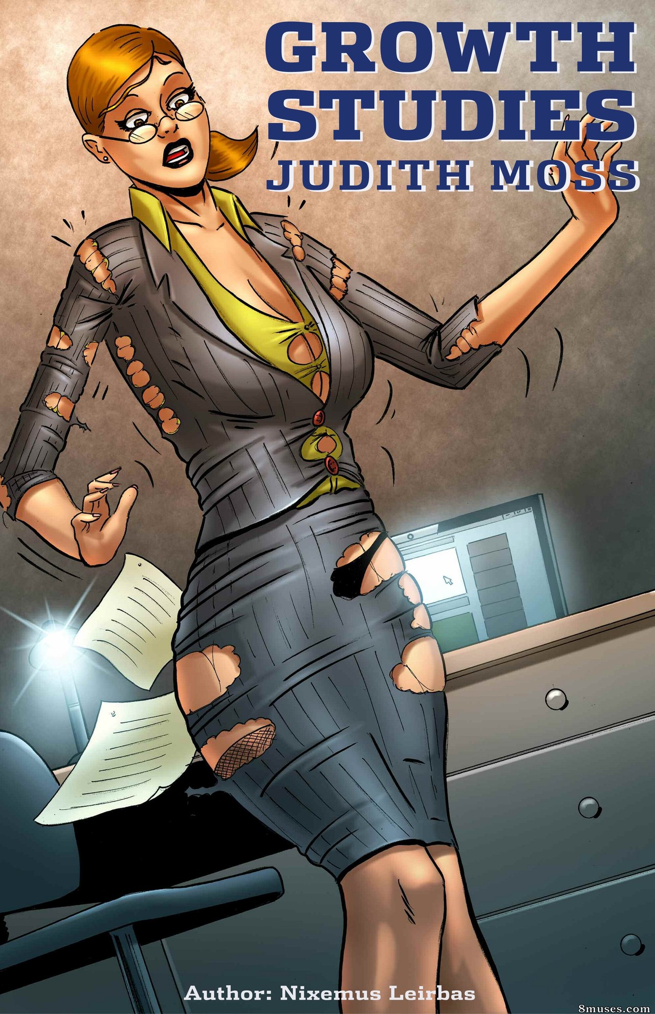 Giantess Club Comics - Growth Studies - Judith Moss - Page 1