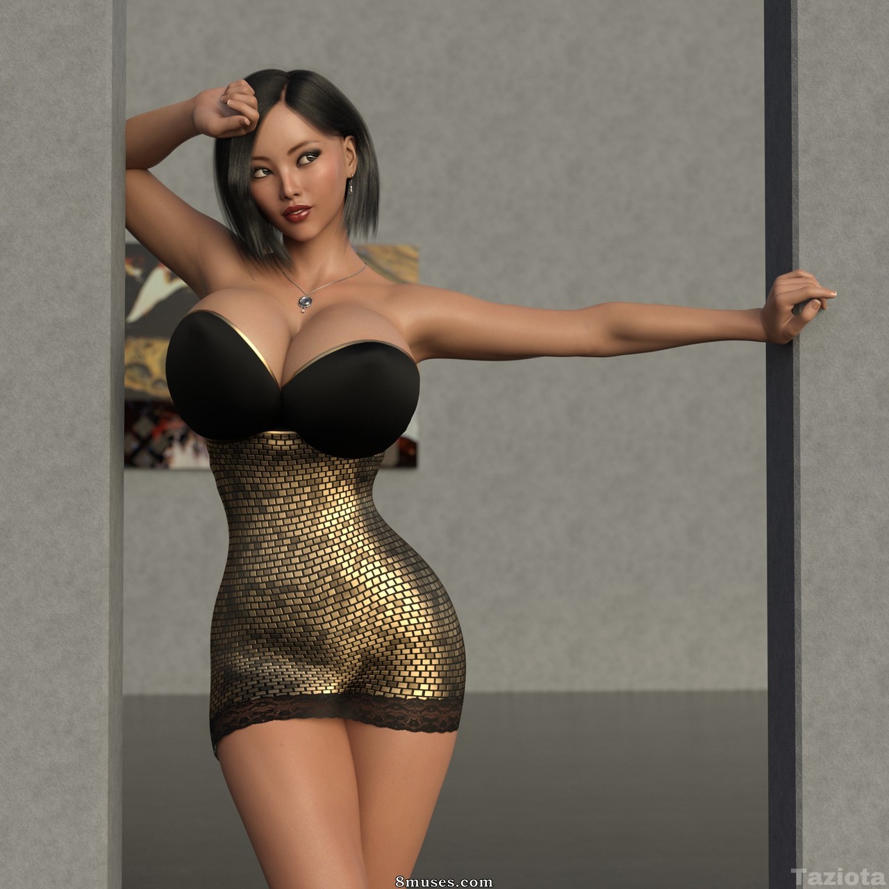 Taziota - Kimiko in Art Gallery - Page 3