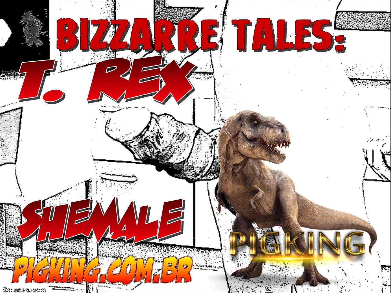 PigKing - CrazyDad Comics - T-Rex - Página 1