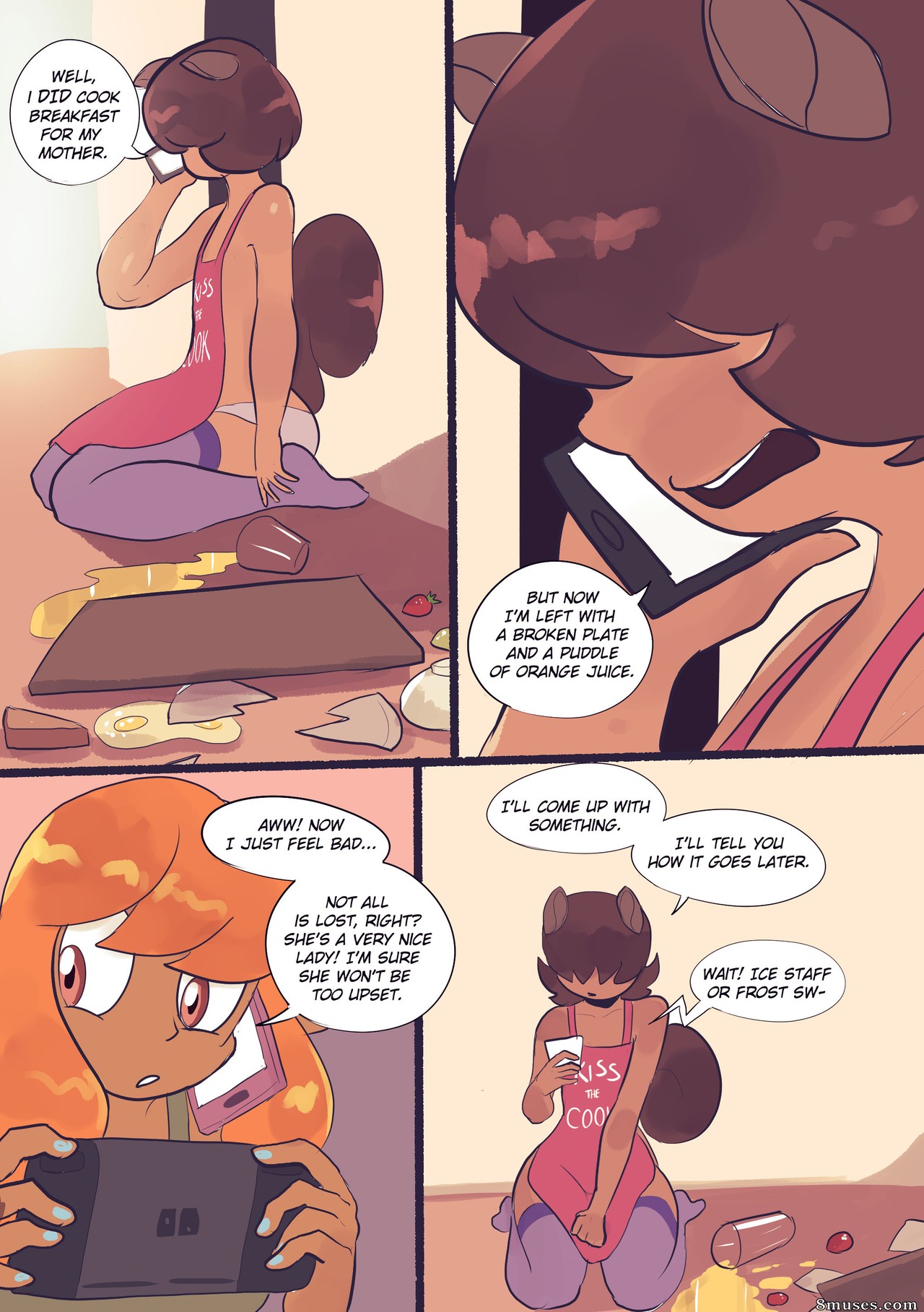 Peculiart Comics - Stacy & Cia - Café da manhã na cama - Página 4