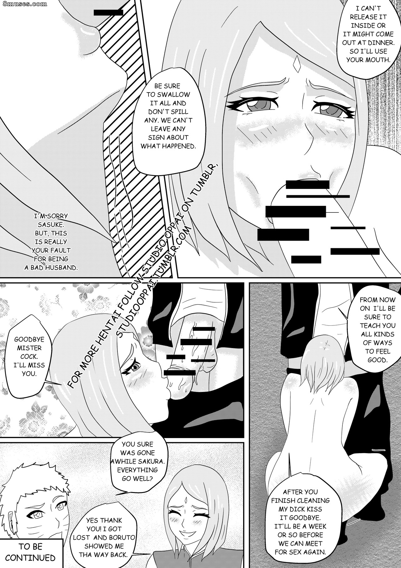 Studio Oppai Comics - Infidelidade de Sakura - Página 8