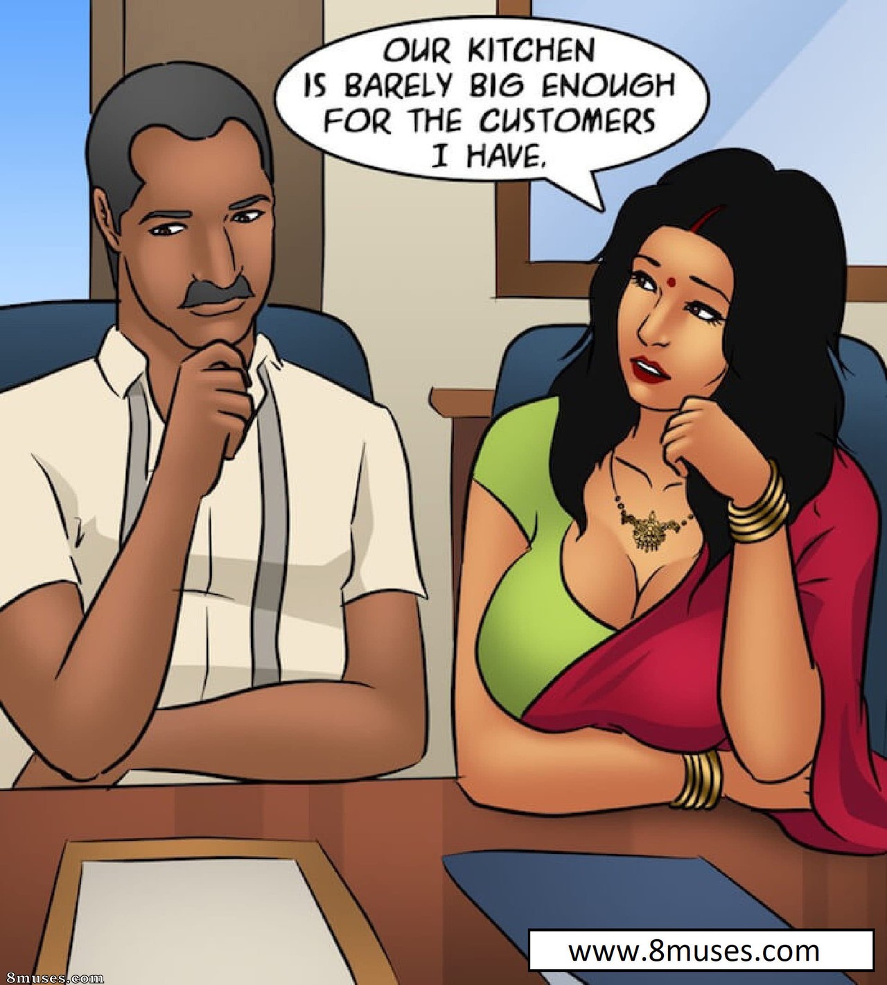 Kirtu.com Comics - Savita Bhabhi - Episódio 89 - Cuidados intensivos - Página 8