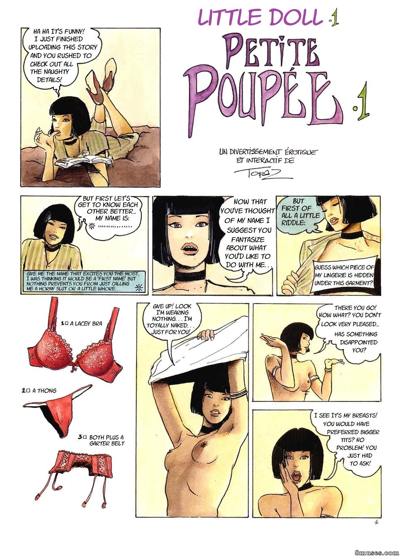 Topaz Comics - Boneca - Petite Poupee - Página 1