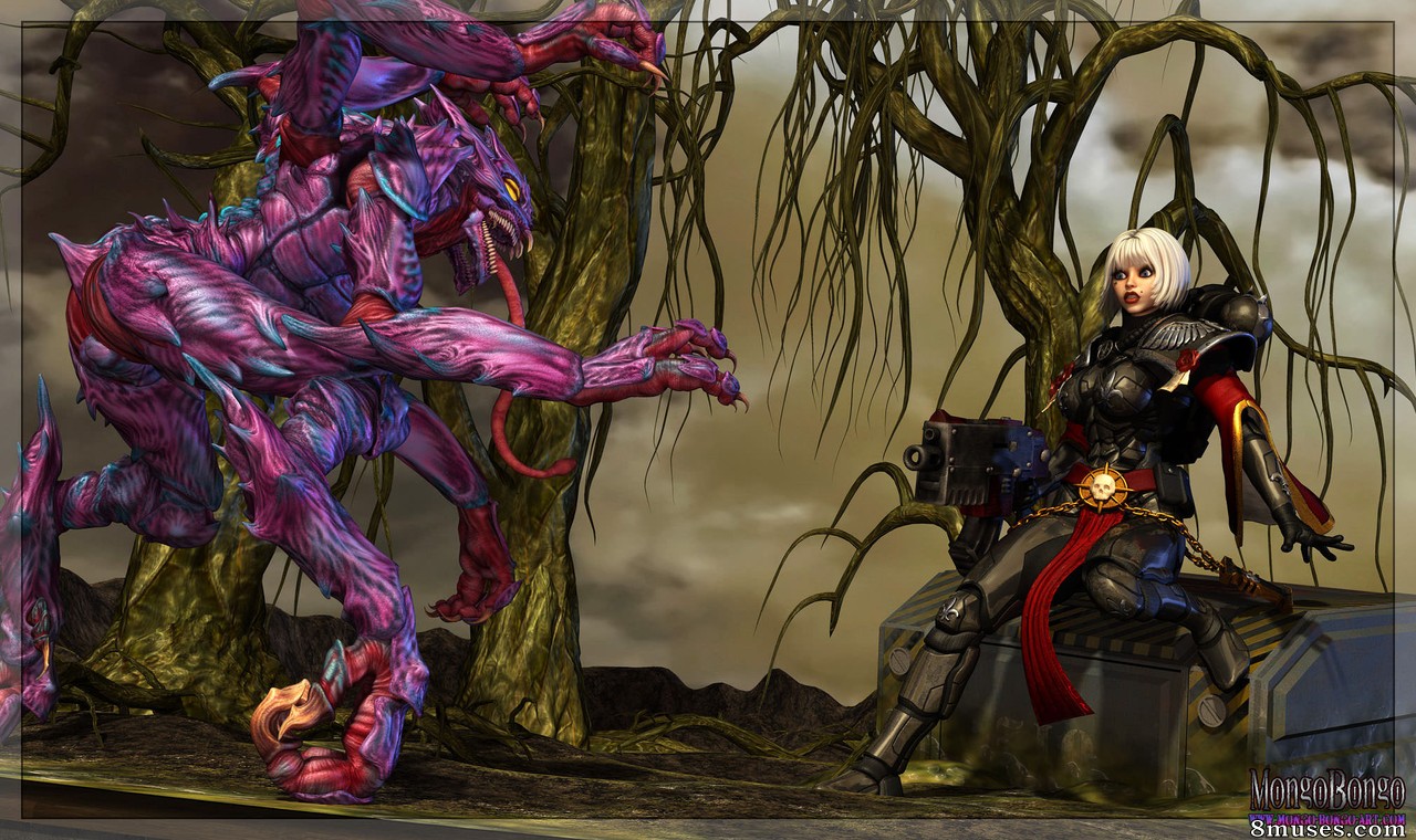 MongoBongo Comics - Irmã WH40K e genestealer - Página 1
