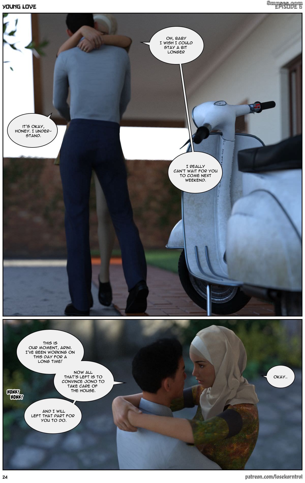 Page 25 | Various-Authors/Hijab-3DX-LoseKorntrol/Young-Love/Issue-6 |  8muses - Sex Comics