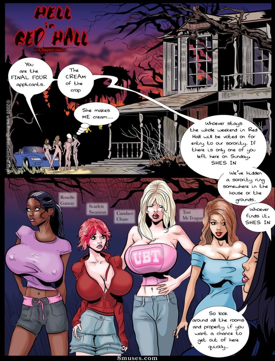 Horror Babe Central - Hell In Red Hall - Page 2