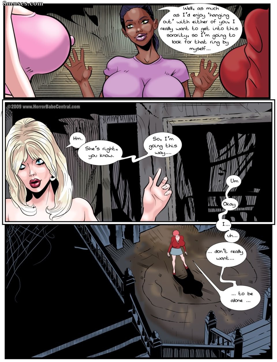 Central de babas do horror - Inferno no salão vermelho - Página 18