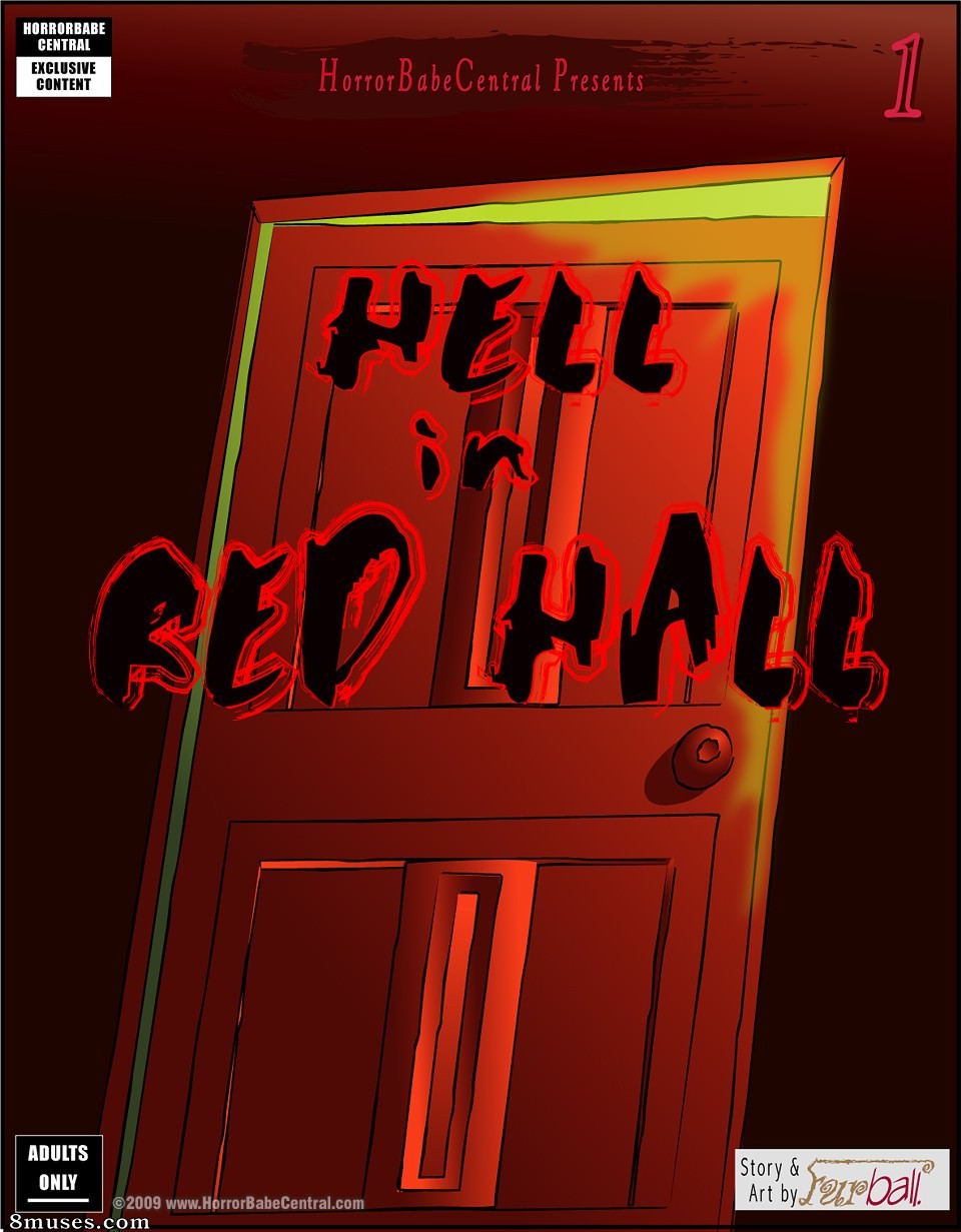 Horror Babe Central - Hell In Red Hall - Page 1