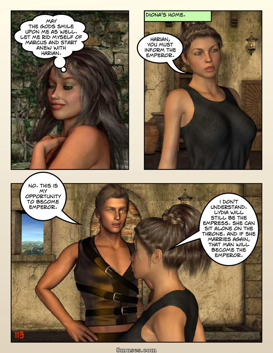 Digital Empress-Captain Trips Comics - Crônicas da imperatriz - Livro 14 - Uma imperatriz sozinha - Página 113