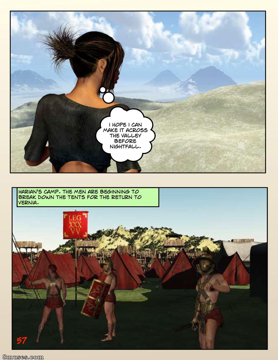 Digital Empress-Captain Trips Comics - Crônicas da imperatriz - Livro 14 - Uma imperatriz sozinha - Página 57