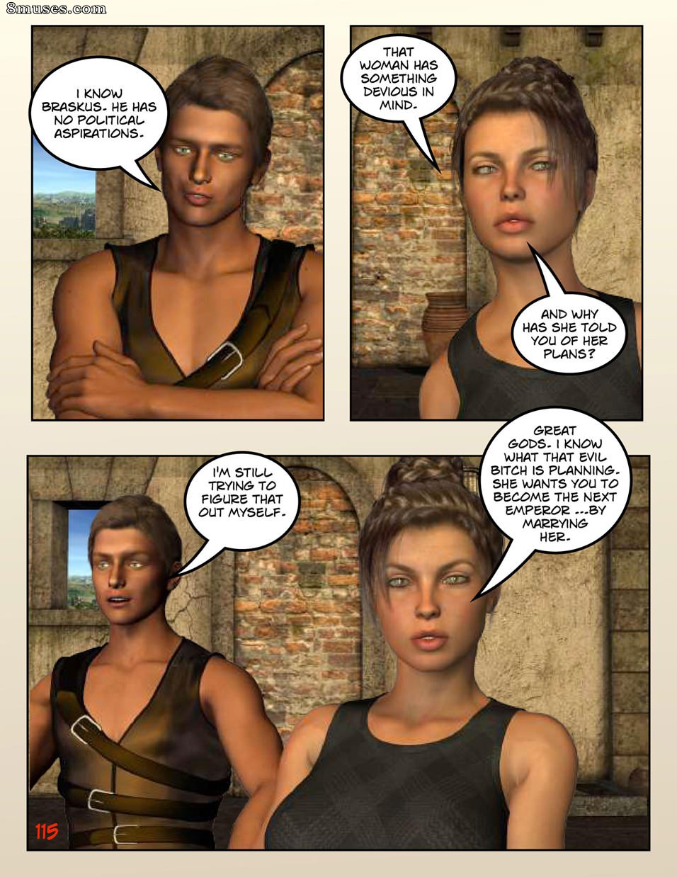 Digital Empress-Captain Trips Comics - Chroniques de l'impératrice - Livre 14 - Une impératrice seule - Page 115