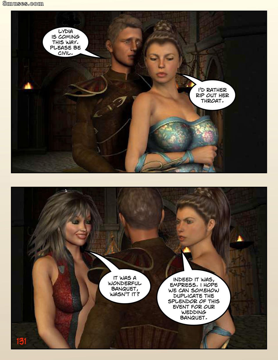 Digital Empress-Captain Trips Comics - Crônicas da imperatriz - Livro 14 - Uma imperatriz sozinha - Página 131