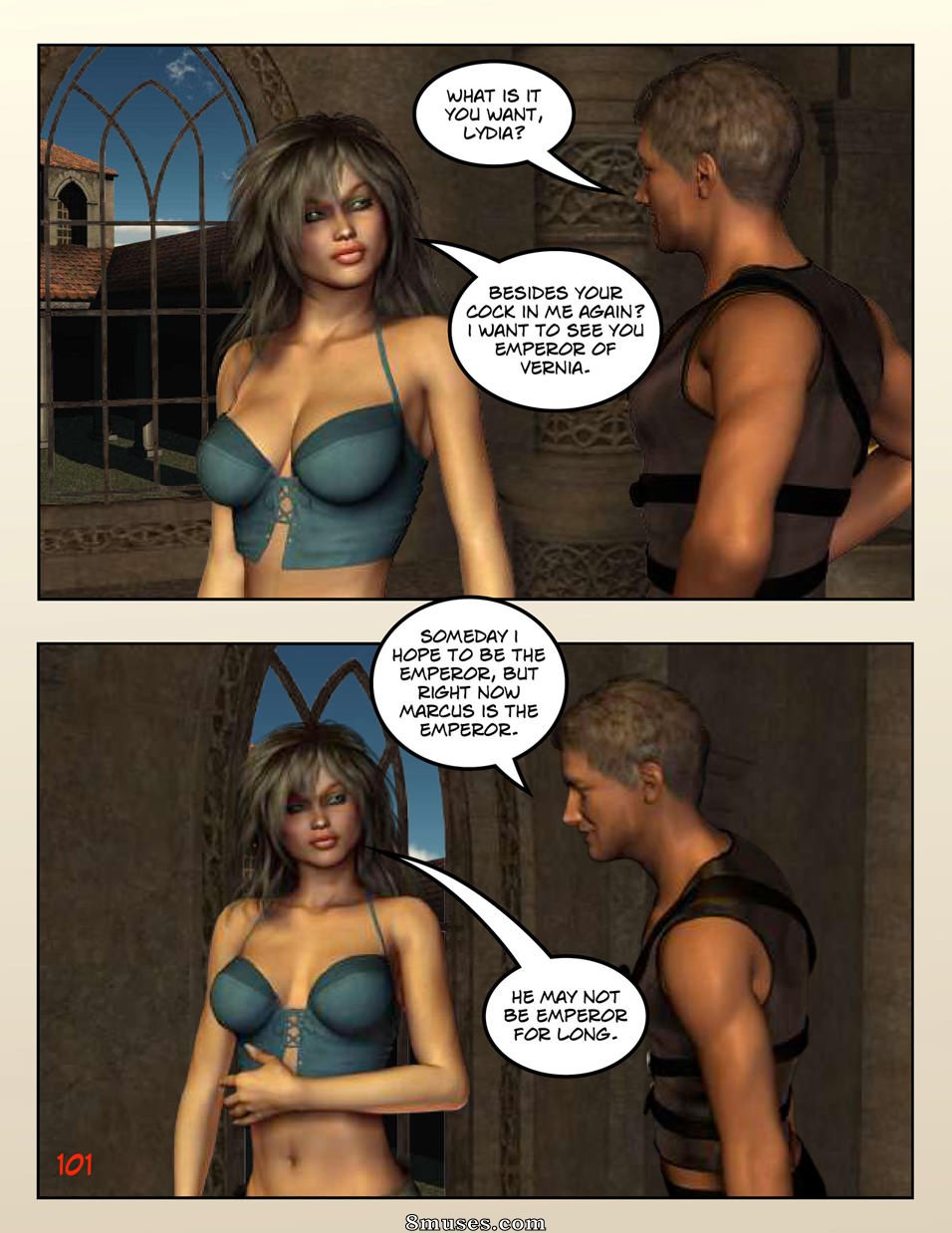 Digital Empress-Captain Trips Comics - Crônicas da imperatriz - Livro 14 - Uma imperatriz sozinha - Página 101