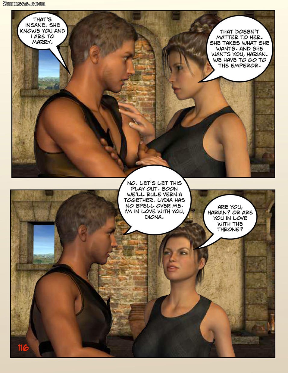 Digital Empress-Captain Trips Comics - Crônicas da imperatriz - Livro 14 - Uma imperatriz sozinha - Página 116