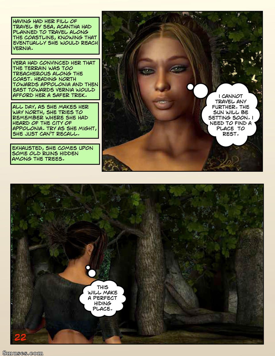 Digital Empress-Captain Trips Comics - Crônicas da imperatriz - Livro 14 - Uma imperatriz sozinha - Página 22