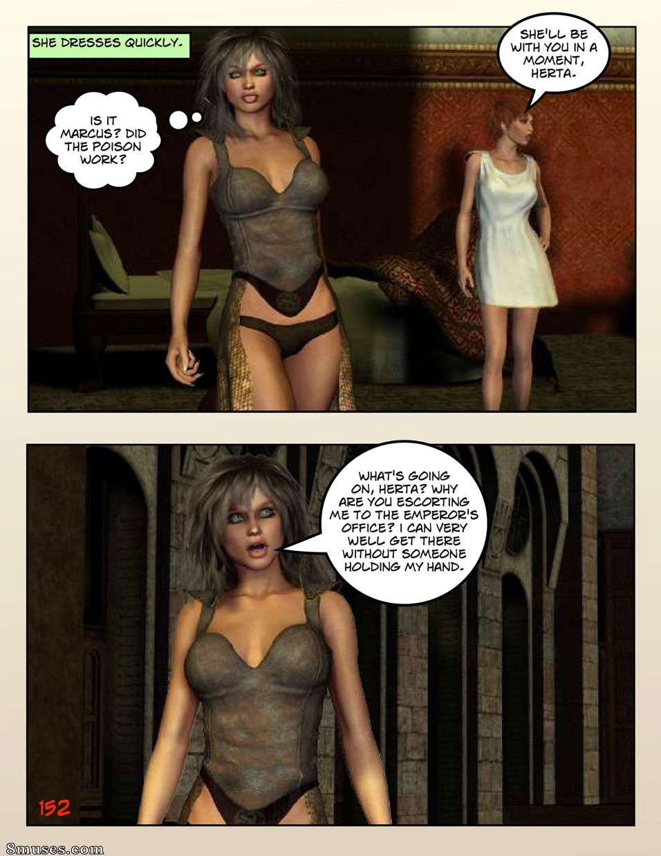 Digital Empress-Captain Trips Comics - Crônicas da imperatriz - Livro 14 - Uma imperatriz sozinha - Página 152