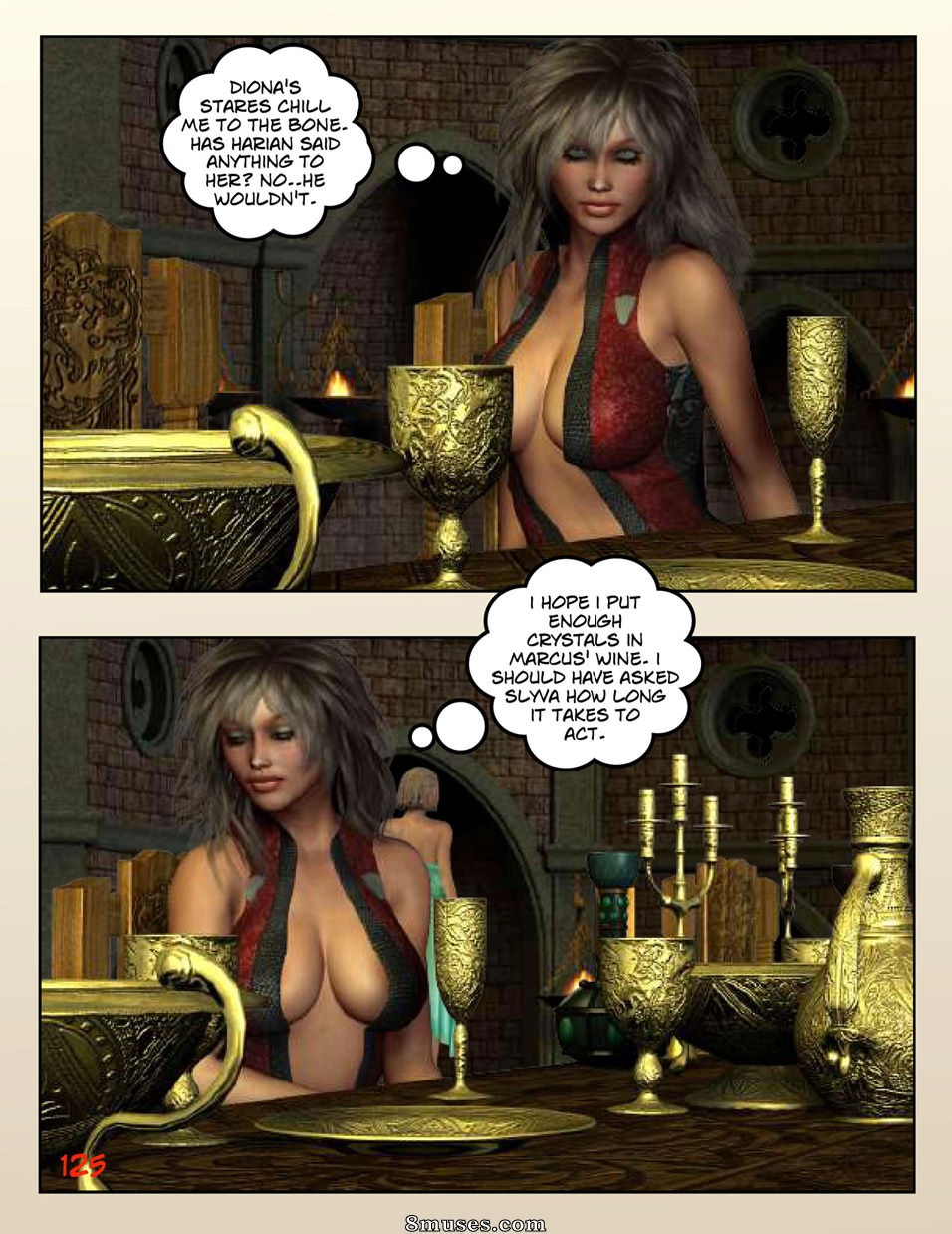Digital Empress-Captain Trips Comics - Crônicas da imperatriz - Livro 14 - Uma imperatriz sozinha - Página 125
