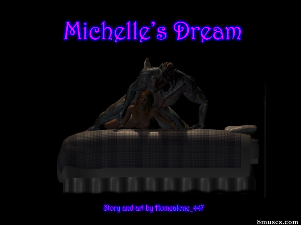 3DMonsterStories.com Comics - Sonho de Michelle - Página 1