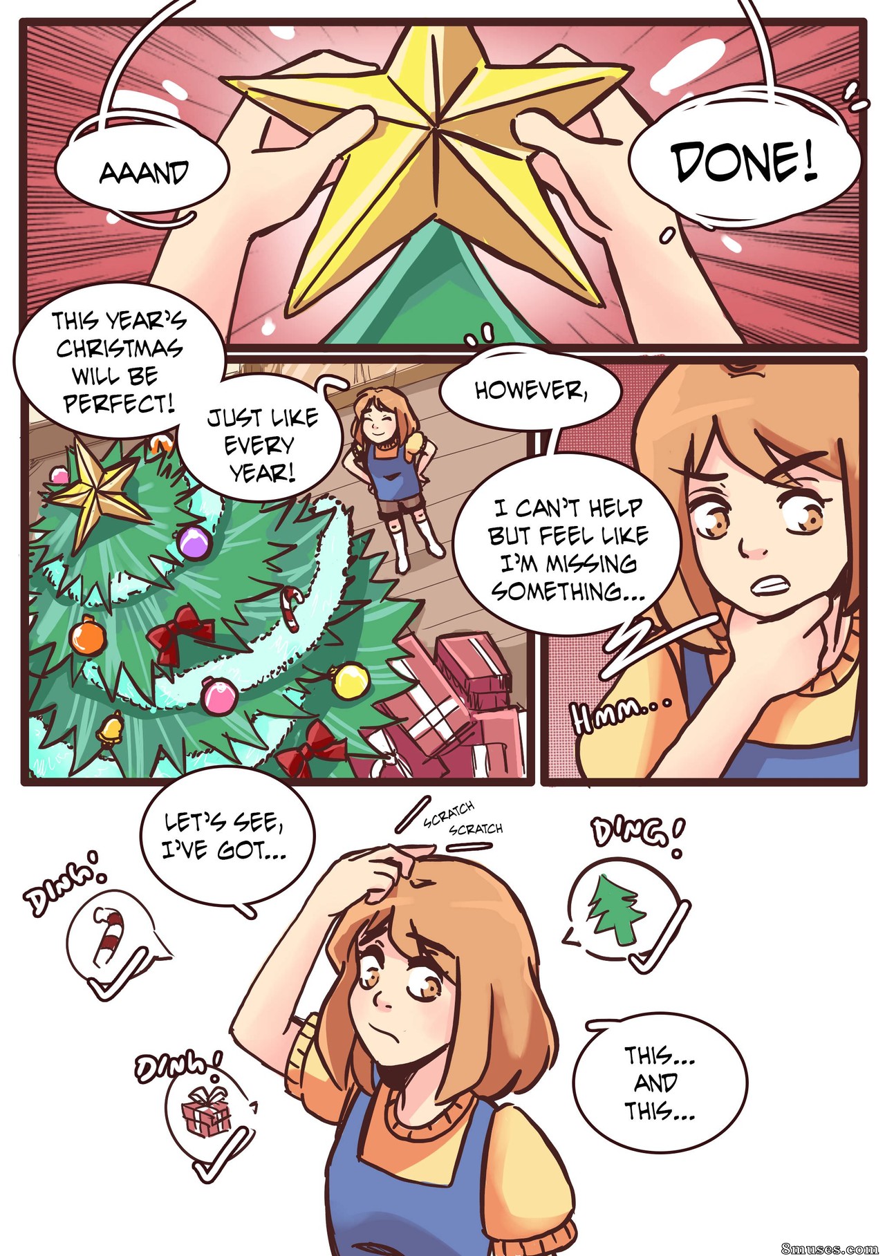 MeowWithMe Comics - Omakes de fantasia de Natal 2019 - Página 2
