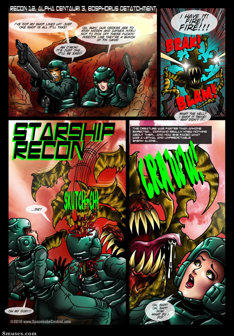 Space Babe Central - Starship Recon - Page 1