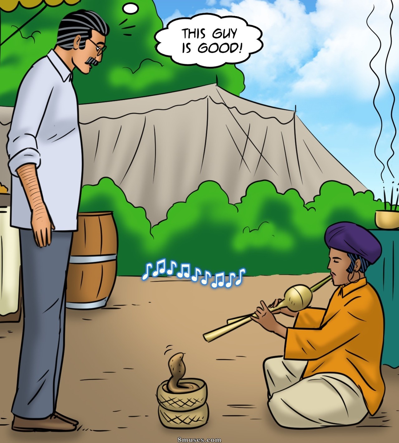 Velamma - Issue 120 - Snake Charmer - Page 8