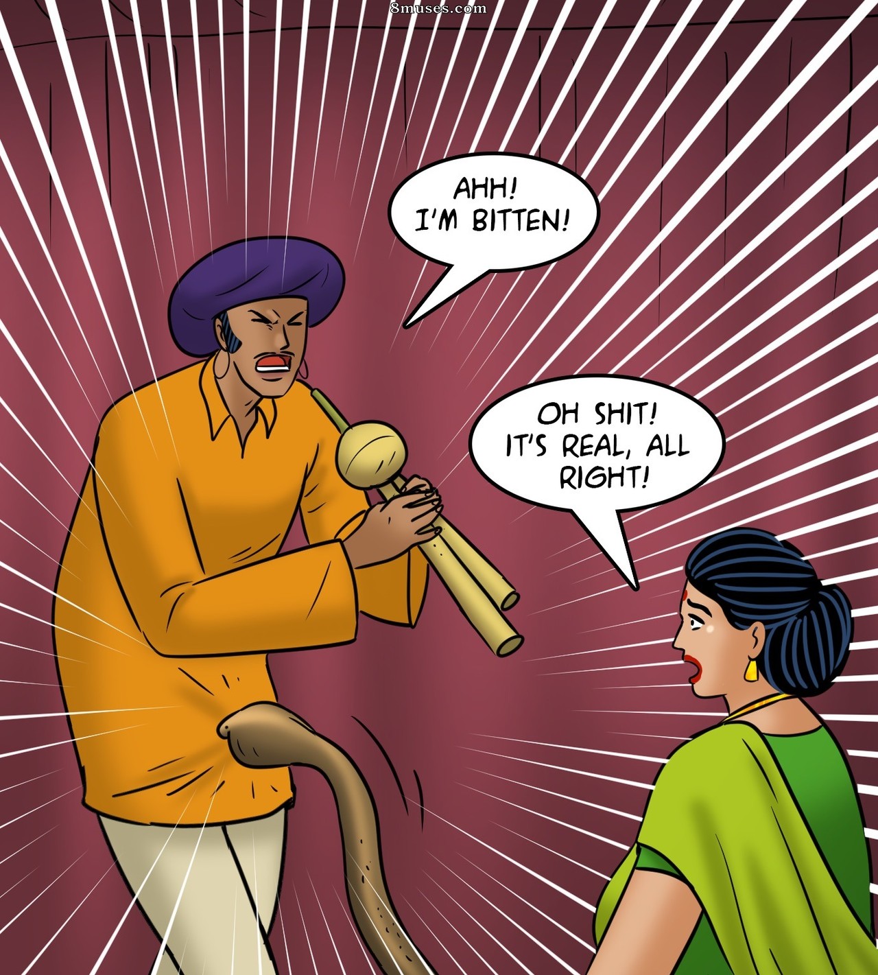 Velamma - Issue 120 - Snake Charmer - Page 62