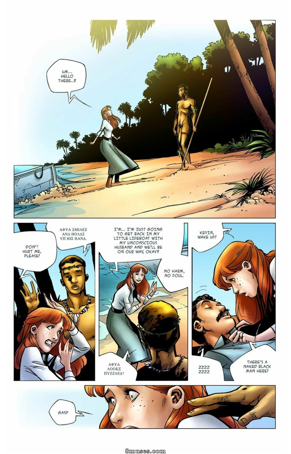 Page 1 | BE-Story-Club-Comics/Island-Paradise/Issue-2 | 8muses - Sex Comics