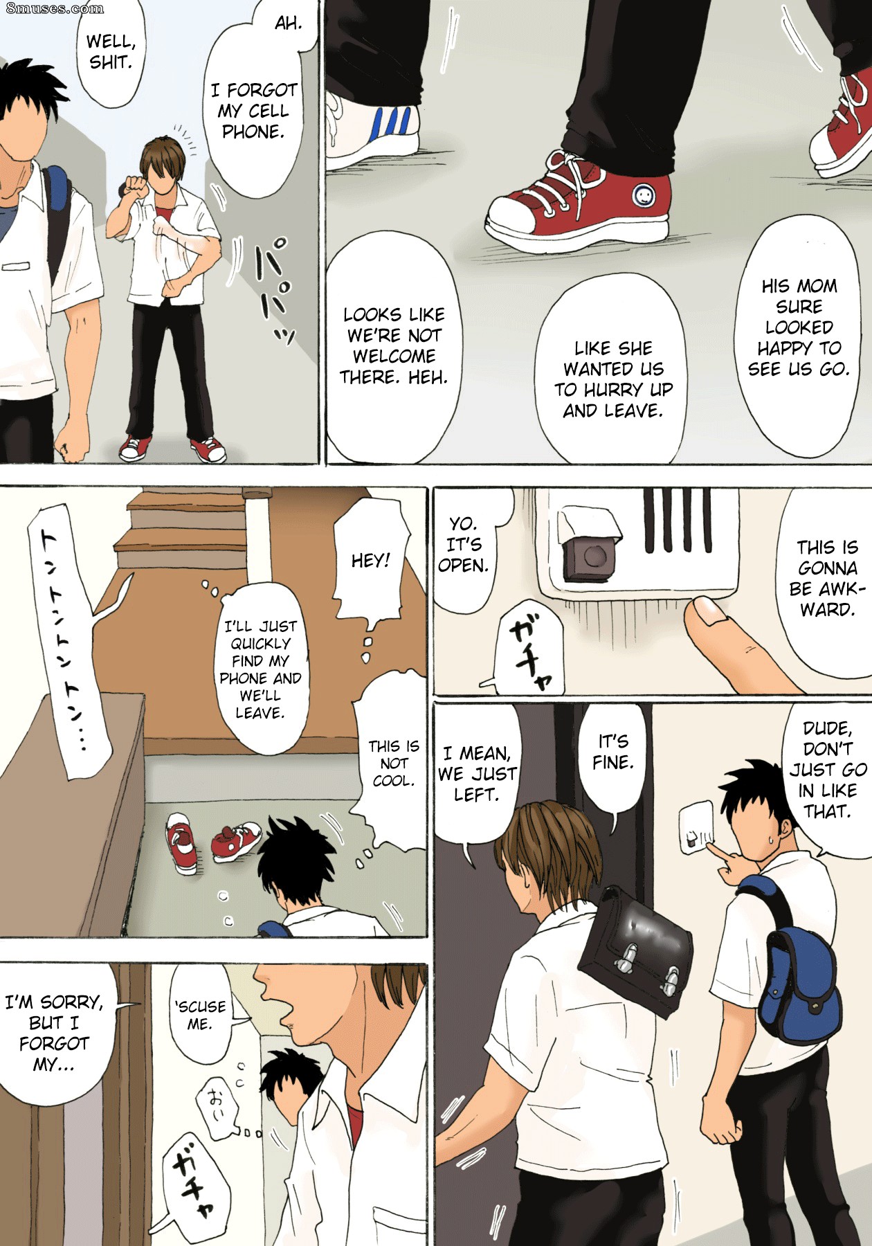 Kiyokawa Zaidan - Even Being Seen By Her Son's Friends Won't Stop Mom's Hips - Page 5