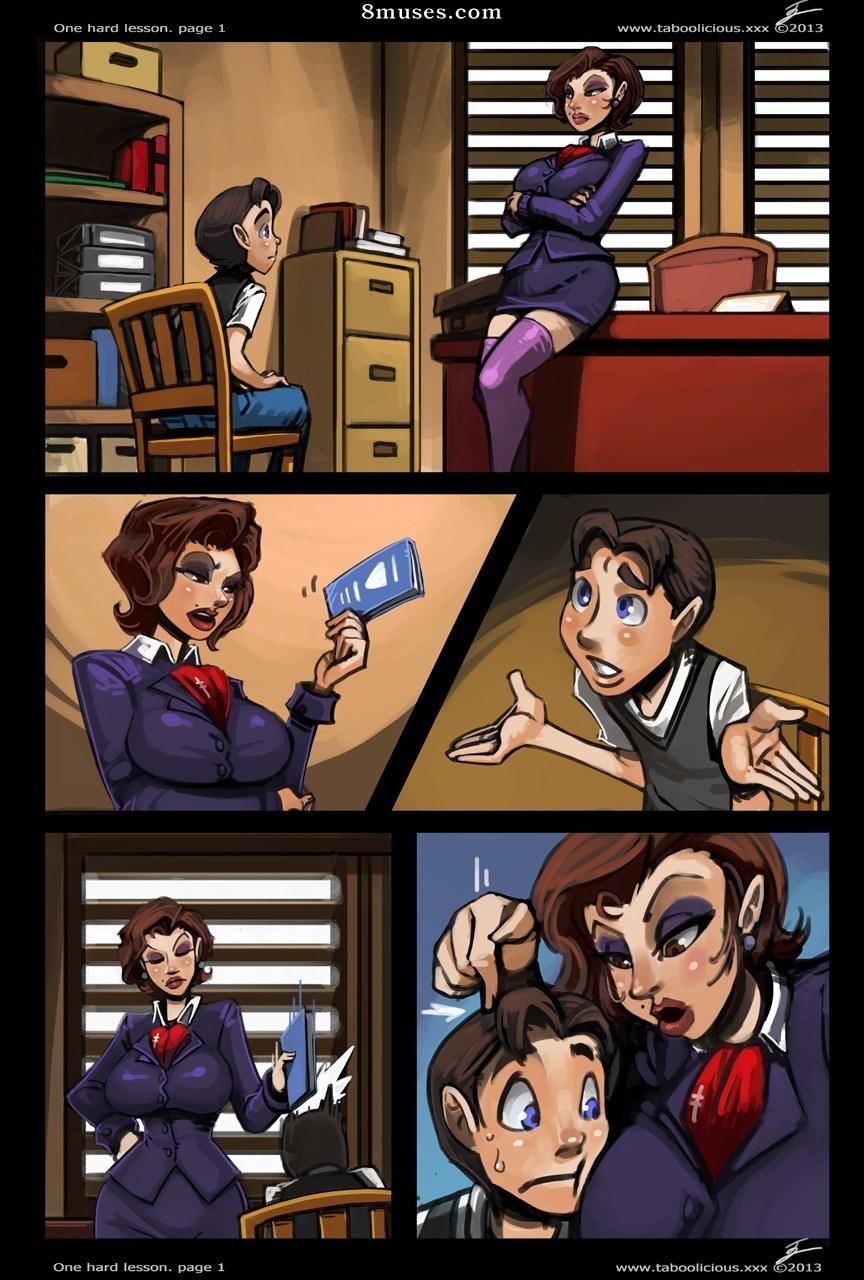 Taboolicious.xxx Comics - Una lección difícil - Página 2