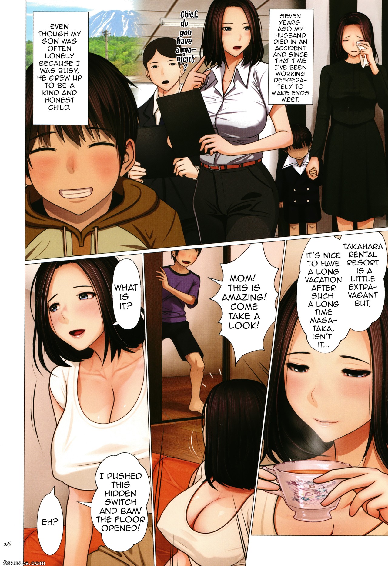 Emori Uki - Boshi Chika Resort - Mother and Son Underground Resort - Page 4